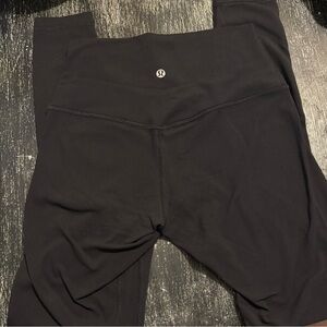 Black align leggings